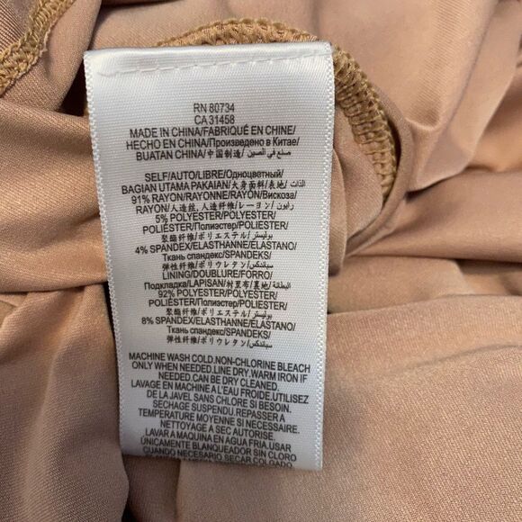 BCBGMAXAZRIA Black and Cream Long Sleeve Dress - Picture 10 of 11